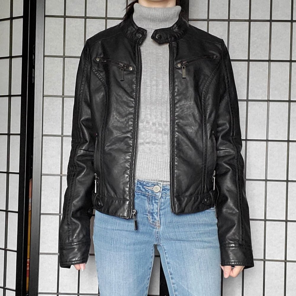 Faux Leather Jacket